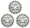 Enventor 3PCS 24T TCT Hoja de Sierra Circular, 85mm x 10mm, Punta de Carburo de Tungsteno, Hoja de Mini Sierra Circular para Madera, Compatible con Enventor 76601L