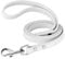 Leather Dog Leash Soft S M Leather Dog Leash Pet Walking Training Leads Durable for Small Medium Dogs(WHITE,M)
