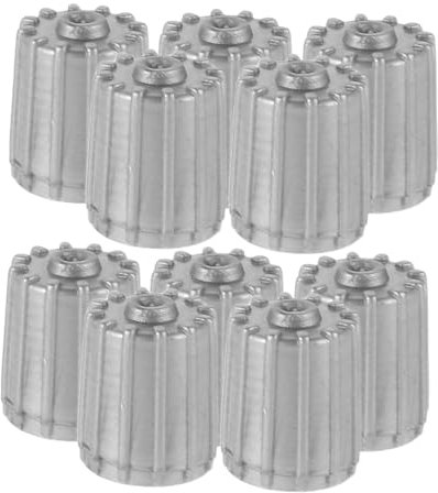 CTIRCHIU 10stücke Kunststoff Ventilkappen Für Auto Und Fahrrad Staubschutzkappen Mit Dichtungsringen Robuste Ventildeckel Für Vielseitige Anwendungen