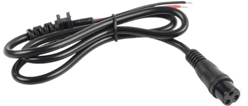 Roller-Ladeanschluss - 3-poliger Stecker für Luftfahrt-Ladegerät für Elektro-Scooter, E-Bike oder Mobilitätsgerät | Staub- und wasserdichter Ladeanschluss, Weihnachtsstecker