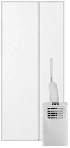 Hobngmuc Kit per Condizionatore Portatile Finestra,Ventilazione per Porte Scorrevoli - Supporto Regolabile Con Guarnizione Per Cucina Camera Da E