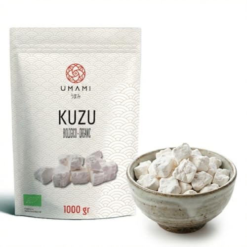 Umami Kuzu BIO Giapponese - 1000 gr - Prodotto in Giappone da metodi tradizionali, ottimo per le sue propietà slautari e anche come addensante