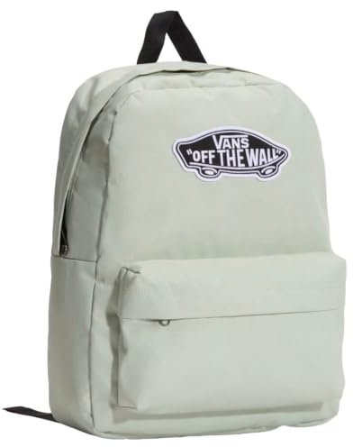 Vans Old Skool Classic Backpack Dusty Mint con Logo Bordado | Compartimento Principal Amplio, Bolsillo Frontal con Cremallera