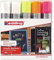edding 4090 4-4090-5999 Kreidemarker Weiß, Weiß, Neongelb, Neonorange, Neonpink 4 mm, 15 mm