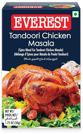 Everest Chicken Tandoori Masala Powder 100g | Indian Tikka Seasoning Spice Mix For Chicken Cooking, Grilling, Curry Marinade, Dals and More | Tandoori Paste Alternative | India’s No.1 Spice Brand