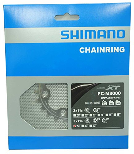 Plato Mtb Shimano XT FC-M8000 3x11v - Medidas: 22 Dientes