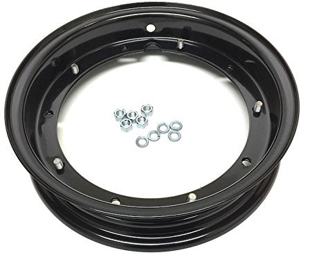 Felge Schwarz 2.10-10 passend für 3.00/3.50-10 Zoll passend für Vespa PK PX ET3 Primavera Rally Special
