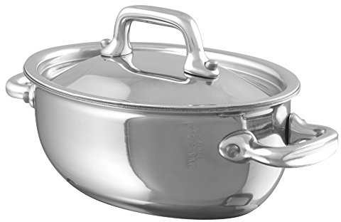 Unbekannt Mauviel 513313 Bräter, oval, Edelstahl