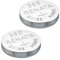 Renata Batteria Orologio - Fatto In Svizzera - Tutte Le Taglie - Ossido D'Argento Renata Batterie - 399 (Sr927W), 2 Pezzi