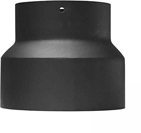 Raik sh013–005 de fumée SW de tube/tuyau de poêle réduction 200 mm – 150 mm Noir