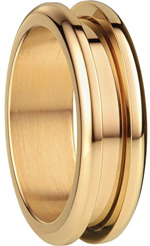 Bering Damen-Ring AußenRing Edelstahl teilvergoldet Gr. 54 (17.2) - 526-20-73