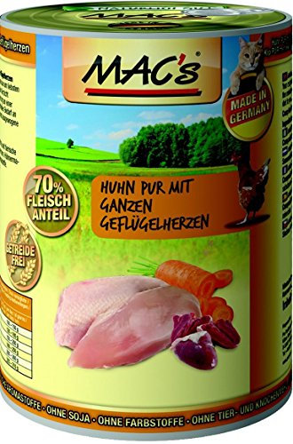 MAC´s Huhn und Geflügelherzen 6 x 400g (-5%