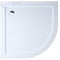 Durovin Bathrooms 1000 x 1000 x 40mm Shower Tray Various Sizes, Acrylic Glossy White Finish, Quadrant Shape