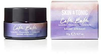 SKIN & TONIC Calm Balm - Ringelblume, Lavendel, Kamille und Sheabutter - Für trockene Haut, Entspannung, Stress und Angstlinderung - 20g