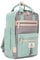 SEVENTEEN LONDON – 12L Laptop-Rucksack für Damen 13 Zoll Mädchen Jungen Schulrucksack Wasserabweisendes Nylon Tagesrucksack in Pastellgrün und Grau für Universität/Reisen/Herren – 'Wimbledon'