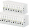 Original Falken 25er Pack PP-Color Kunststoff-Ordner. Made in Germany. 5 cm schmal DIN A4 weiß Ringordner Vegan Aktenordner Briefordner Büroordner Plastikordner Schlitzordner