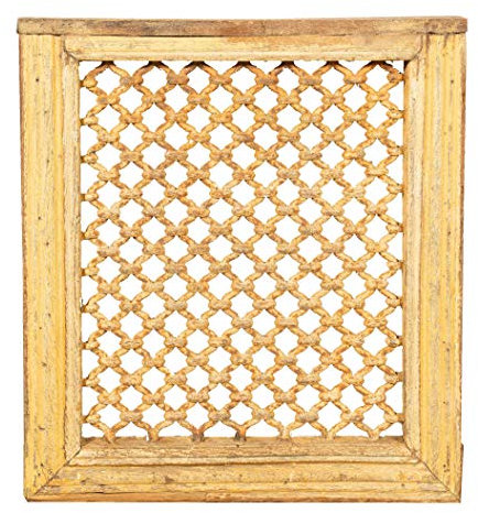 Biscottini Finestra antica legno massello 61x69 cm | Finestre in legno decorative e funzionali | Finestra vintage legno