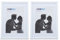Relaxdays Bilderrahmen 2er Set, 13x18 cm, Passepartout 9x13 cm, Glasscheibe, Fotorahmen zum Stellen & Hinhängen, weiß