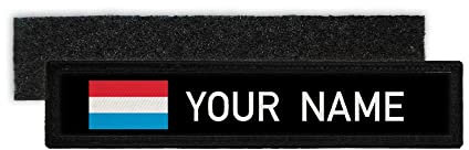 Copytec Namenspatch Luxemburg Schwarz Name Patch Landesflagge Land #36366