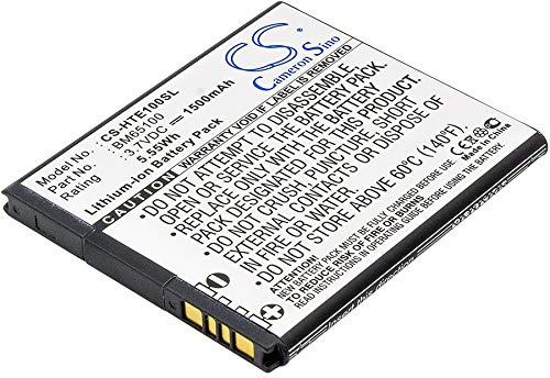 TECHTEK Battery 1500mAh compatible with [HTC] 0PCV200, 0PO100, 603e, A11, CSN, Desire 320, Desire 501, 510, 510 LTE, Mini, 512, 601, 603h, 6160, 619D, 700, 700 dual sim, 7060, 7088, 709d, e1, HTC0PCV
