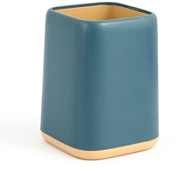 croselyu Simple Pen Holder Storage Pen Holder Makeup Brush Vase Brush Pot Cute Pen Holder Desk Decoration,1 Pce (Blue,Ordinary)