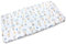 TupTam Baby Spannbettlaken Kinder Spannbetttuch für Babybett Kinderbett Gemustert, Farbe: Tiere mit Fallschirmen/Blau, Größe: 60 x 120 cm