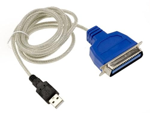 KALEA-INFORMATIQUE Konverterkabel LPT IEEE1284 parallel zu USB mit Centronics C36 Stecker. Länge 1.2M