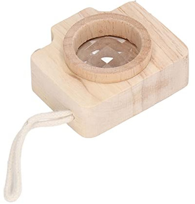 Prism Toy, Adorable Appareil Photo Appearance Prism Lens Toy Portable Innovant pour l'extérieur Couleur du Bois