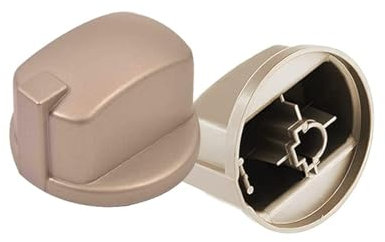 CG94 Bouton de commande interrupteur pour four et cuisinière (or/inox) compatible C00284958