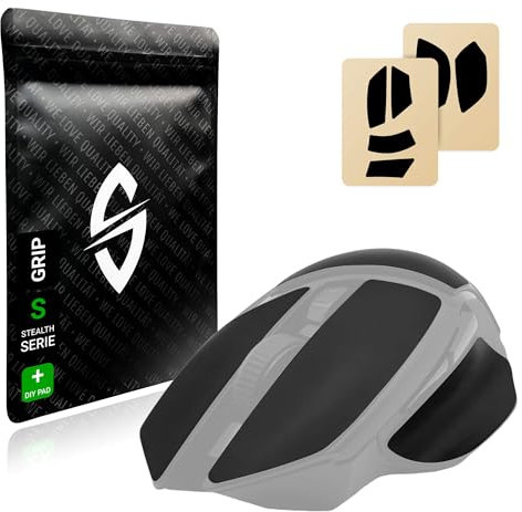SensoryBoost Grip Tape Set für Razer Basilisk V3, Ultimate, Hyperspeed (+ extra Grip-Pad) Schweißabsorbierend, Rutschfest, Ultradünn (0.5mm) Rückstandsfrei - Gaming Maus Zubehör