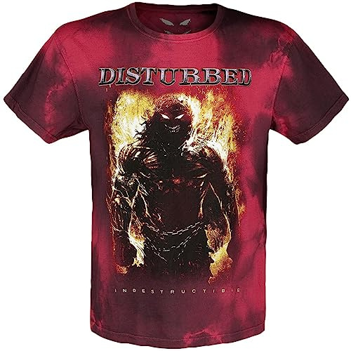 Disturbed Indestructible Männer T-Shirt rot Band-Merch, Bands