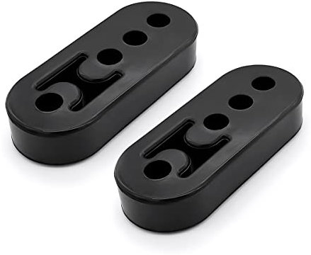 CGEAMDY 2 Stück Auto Auspuff Aufhänger, Gummi Auspuff Aufhänger, Auto Gummi Auspuff Halterung, Für Alle Fahrzeuge Geeignet Schützen Sie Das Hecksystem Des Autos (10.7cm)