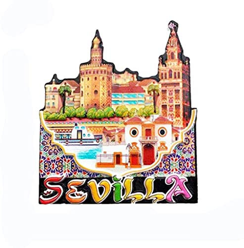 Sevilla Spanien Sevilla Kühlschrankmagnet Kühlschrankmagnet Dekoration Magnet Aufkleber Souvenir Harz Handwerk