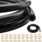 Fuel Line Hose 3m Fuel Pipe 16mm ID Fuel Hose Fuel Line Set with 20 Pieces Hose Clamps for Car Tractor Motorcycle Small Engines