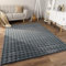 Paco Home Weicher Flauschiger moderner Bubble Wohnzimmer Teppich Hochflor Fell Geometrisches Design Hoch-Tief-Effekt, Grösse:200x280 cm, Farbe:Anthrazit 3