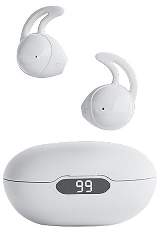 Xmenha Mini Écouteurs Bluetooth 5.3 Casque Bluetooth sans Fil pour Petits oreillette dans l'oreille intraauriculaire Invisible pour Dormie Grand Autonomie de la Batterie