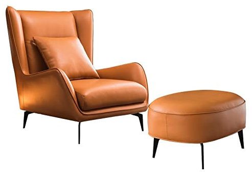 Loungesessel, Einzelsofa, Ledersofa, Sessel, Sofasessel, Familienlounge, für Möbel, Wohnzimmer, Schlafzimmer, Home Office
