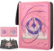 TCGUARD Sammelalbum für Lorcana-Karten, Premium Sammelkarten Album mit 440 Fächern, Kompatibel mit Lorcana Karten, Card Binder für TCG-Aufbewahrungs und Präsentationssammlung(Rosa 4)