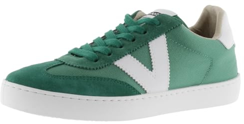 victoria Sneaker Unisex Berlin Ciclista Nylon & Kontrast-Einsätzen & Passende Veloursleder 1126193 für Erwachsene Verde 42