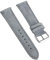 SpaRcz Armband aus weichem Wildleder, Rindsleder, Schnellverschluss-Gürtel, 18-24mm, Grau, 22mm