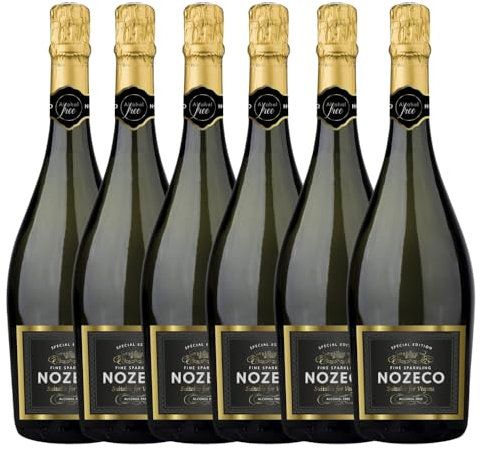 Nozeco Alcohol Free Sparkling Drink | Non alcoholic wine | 70cl | No added flavours, authentic taste ABV 0% (Original)