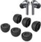 Aiivioll Memory Schaum-Ohrstöpsel für Samsung Galaxy Buds3 pro 6 Stück（S/M/L ） Ersatz-Ohrstöpsel aus Memory-Schaumstoff für Samsung Galaxy Buds3 pro (Schwarz)