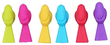 Weinglas Marker Set Von 6 Niedlichen Vogel Silikon Getränkeglas Charms Tags Erkennen Tasse Beschriftungen Schilder Diffuisher Für Party Accessoires