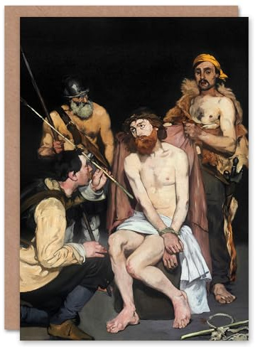 Artery8 Edouard Manet Art Card Jesus Mocked by the Soldiers