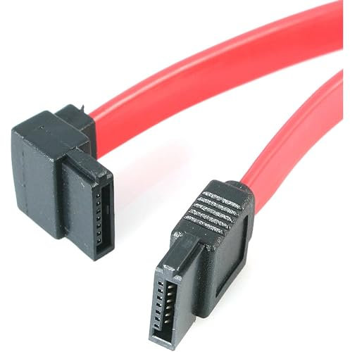StarTech.com Cable de 45cm de Datos SATA en Ángulo Recto a la Izquierda Acodado en L 7 Pines - 2x Serial ATA Macho
