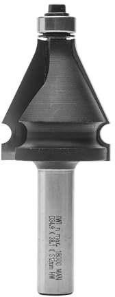 ENT 16740 Handlauf-Fräser Profil 1 HW, Schaft (S) 12 mm, Durchmesser (D) 34,9 mm, NL 38,1 mm, R 3,2 mm, SL 40 mm