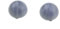 c-c Damen Edelstein Ohr Clip  CHALCEDON  hellblau-weiß/Durchm. 20mm / Sterling Silber