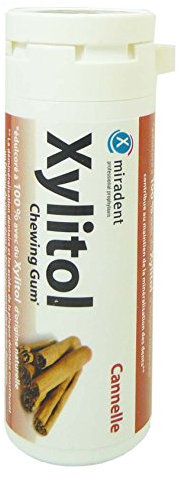 Miradent - Miradent Miradent Xylitol Cannelle 30 Chewing Gum Sans Sucre
