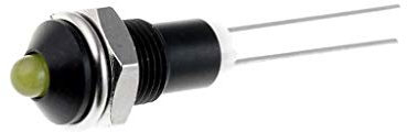 SMR1 069 Fassung für LEDs 3mm Metall konvex mit Kunststoffblende SIGNAL-CONST