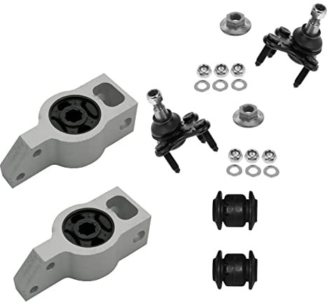 4 Gummimetallager 2x Traggelenk Querlenker vorne links rechts